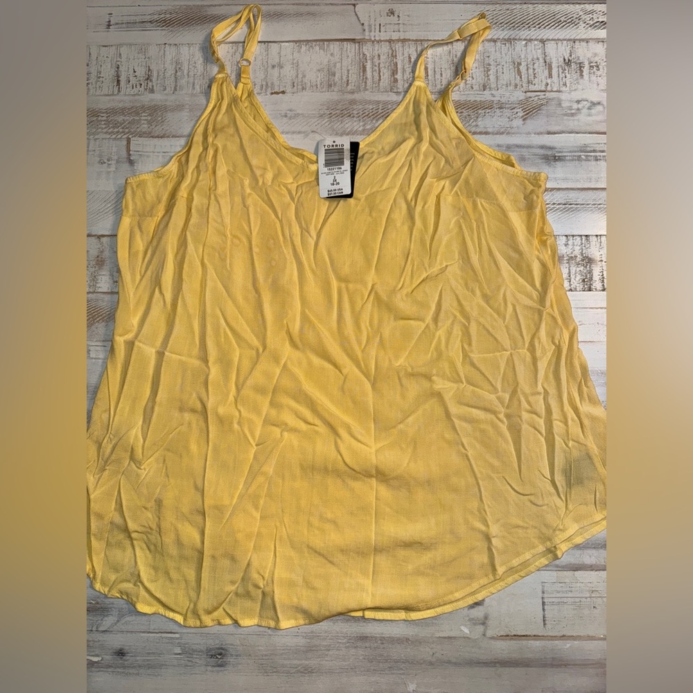 Torrid Sunny Yellow Tank Top